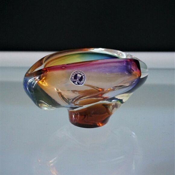 Vintage Bohemian Czech Borocrystal Art Glass Set Josef Rozinek Design Novy Bor - Picture 2 of 12